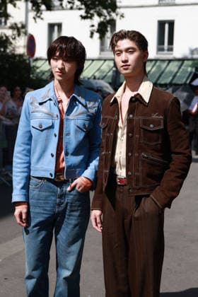 Thomas and Kong at the Amiri Men s Ready-to-Wear Spring Summer 2027 Collection fashion show during Paris Fashion Week, June 25, 2026 Florian Lavielle Bestimage Celebrities at the Amiri Men’s Ready-to-Wear Spring Summer 2027 Collection fashion show during Paris Fashion Week on June 25, 2026, Paris, France  Copyright: xFlorianxLaviellex xBestimagexFlorianxLaviellex xBestimagex