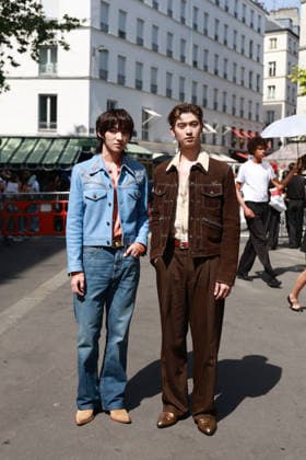 Thomas and Kong at the Amiri Men s Ready-to-Wear Spring Summer 2027 Collection fashion show during Paris Fashion Week, June 25, 2026 Florian Lavielle Bestimage Celebrities at the Amiri Men’s Ready-to-Wear Spring Summer 2027 Collection fashion show during Paris Fashion Week on June 25, 2026, Paris, France  Copyright: xFlorianxLaviellex xBestimagexFlorianxLaviellex xBestimagex