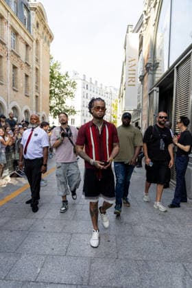 Kalash at the Amiri Men s Ready-to-Wear Spring Summer 2027 fashion show during Paris Fashion Week, June 25, 2026 Florian Lavielle Bestimage Celebrities at the Amiri Men’s Ready-to-Wear Spring Summer 2027 Collection fashion show during Paris Fashion Week on June 25, 2026, Paris, France  Copyright: xFlorianxLaviellex xBestimagexFlorianxLaviellex xBestimagex