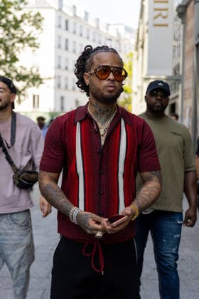 Kalash at the Amiri Men s Ready-to-Wear Spring Summer 2027 fashion show during Paris Fashion Week, June 25, 2026 Florian Lavielle Bestimage Celebrities at the Amiri Men’s Ready-to-Wear Spring Summer 2027 Collection fashion show during Paris Fashion Week on June 25, 2026, Paris, France  Copyright: xFlorianxLaviellex xBestimagexFlorianxLaviellex xBestimagex