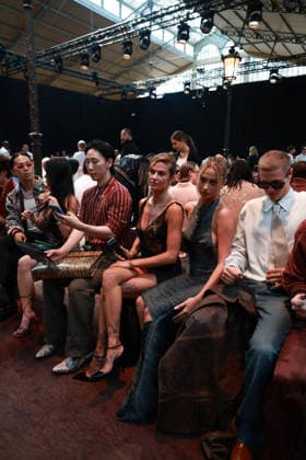 Matteo Sinet, Bach Buquen, Shana Orts, and Clara Berry at the Amiri Men’s Ready-to-Wear Spring Summer 2027 Collection fashion show during Paris Fashion Week, June 25, 2026 Florian Lavielle Bestimage Celebrities at the Amiri Men’s Ready-to-Wear Spring Summer 2027 Collection fashion show during Paris Fashion Week on June 25, 2026, Paris, France  Copyright: xFlorianxLaviellex xBestimagexFlorianxLaviellex xBestimagex
