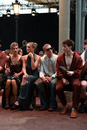 Matteo Sinet, Bach Buquen, Shana Orts, and Clara Berry at the Amiri Men’s Ready-to-Wear Spring Summer 2027 Collection fashion show during Paris Fashion Week, June 25, 2026 Florian Lavielle Bestimage Celebrities at the Amiri Men’s Ready-to-Wear Spring Summer 2027 Collection fashion show during Paris Fashion Week on June 25, 2026, Paris, France  Copyright: xFlorianxLaviellex xBestimagexFlorianxLaviellex xBestimagex