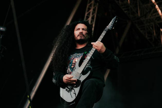 Gatecreeper live at Copenhell 2026 Copenhagen, Denmark. 25th, June 2026. The American death metal band Gatecreeper performs a live concert during the Danish heavy metal festival Copenhell 2026 in Copenhagen. Here guitarist Israel Garza is seen live on stage. Denmark, Copenhagen  Copyright: xGonzalesxPhoto MathiasxKristensenx