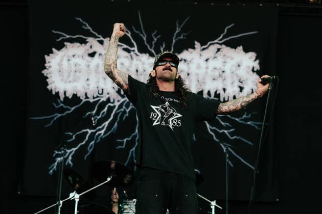 Gatecreeper live at Copenhell 2026 Copenhagen, Denmark. 25th, June 2026. The American death metal band Gatecreeper performs a live concert during the Danish heavy metal festival Copenhell 2026 in Copenhagen. Here vocalist Chase Mason is seen live on stage. Denmark, Copenhagen  Copyright: xGonzalesxPhoto MathiasxKristensenx