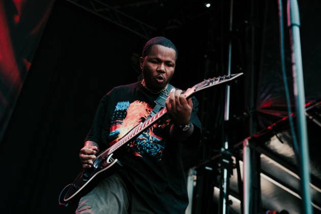 Gridiron live at Copenhell 2026 Copenhagen, Denmark. 25th, June 2026. The American hardcore band Gridiron performs a live concert during the Danish heavy metal festival Copenhell 2026 in Copenhagen. Here guitarist Xavier Wilson is seen live on stage. Denmark, Copenhagen  Copyright: xGonzalesxPhoto MathiasxKristensenx