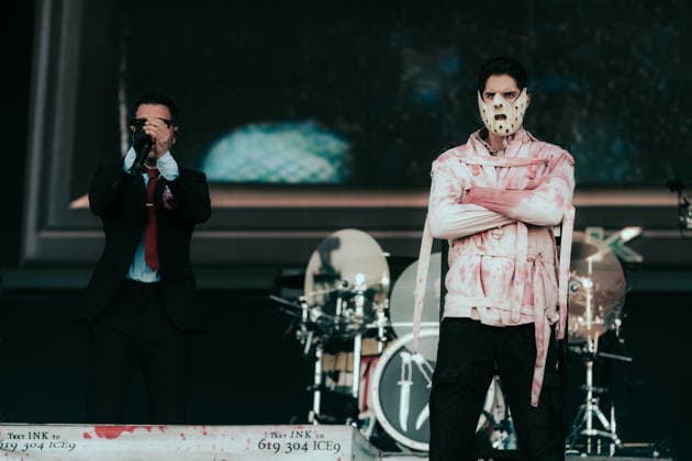 Nine Inch Nails live at Copenhell 2026 Copenhagen, Denmark. 25th, June 2026. The American industrial rock band Nine Inch Nails performs a live concert during the Danish heavy metal festival Copenhell 2026 in Copenhagen. Denmark, Copenhagen  Copyright: xGonzalesxPhoto MathiasxKristensenx