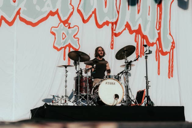 Kublai Khan TX live at Copenhell 2026 Copenhagen, Denmark. 25th, June 2026. The American metalcore band Kublai Khan TX performs a live concert during the Danish heavy metal festival Copenhell 2026 in Copenhagen. Here drummer Isaac Lamb is seen live on stage. Denmark, Copenhagen  Copyright: xGonzalesxPhoto MathiasxKristensenx