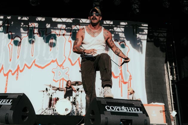 Kublai Khan TX live at Copenhell 2026 Copenhagen, Denmark. 25th, June 2026. The American metalcore band Kublai Khan TX performs a live concert during the Danish heavy metal festival Copenhell 2026 in Copenhagen. Here vocalist Matt Honeycutt is seen live on stage. Denmark, Copenhagen  Copyright: xGonzalesxPhoto MathiasxKristensenx