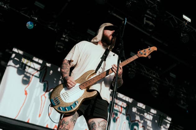 Kublai Khan TX live at Copenhell 2026 Copenhagen, Denmark. 25th, June 2026. The American metalcore band Kublai Khan TX performs a live concert during the Danish heavy metal festival Copenhell 2026 in Copenhagen. Here bass player Eric English is seen live on stage. Denmark, Copenhagen  Copyright: xGonzalesxPhoto MathiasxKristensenx