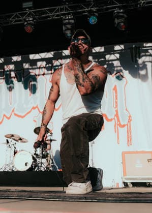 Kublai Khan TX live at Copenhell 2026 Copenhagen, Denmark. 25th, June 2026. The American metalcore band Kublai Khan TX performs a live concert during the Danish heavy metal festival Copenhell 2026 in Copenhagen. Here vocalist Matt Honeycutt is seen live on stage. Denmark, Copenhagen  Copyright: xGonzalesxPhoto MathiasxKristensenx