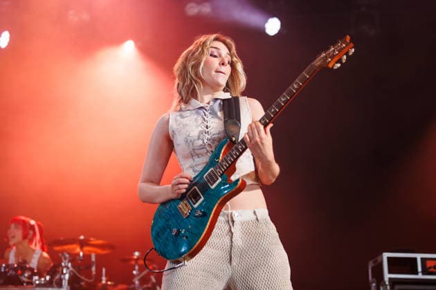 The Warning live at Tons of Rock 2026 Oslo, Norway. 25th, June 2026. The Mexican hard rock band The Warning performs a live concert during the Norwegian music festival Tons of Rock 2026 in Oslo. Here guitarist and singer Daniela Villarreal is seen live on stage. Norway, Oslo  Copyright: xGonzalesxPhoto KetilxMartinsenx