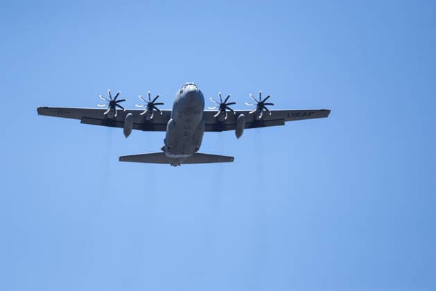 Combat Power 26 Military Exercise A plane with members of the Croatian Armed Forces and Minnesota National Guard paratroopers is seen during the Combat Power 26 international joint military exercise at Barracks Josip JoviÄ‡ in Udbina, Croatia, June 26, 2026.  EmicaxElvedji PIXSELL