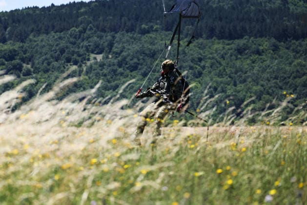 Combat Power 26 Military Exercise Paratrooper land at Barracks Josip Jovic during the Combat Power 26 international joint military exercise in Udbina, Croatia, June 26, 2026.  EmicaxElvedji PIXSELL