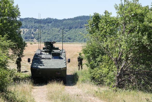 Combat Power 26 Military Exercise Croatian Armed Forces personnel take part during the Combat Power 26 international joint military parachute exercise of Croatian Armed Forces and Minnesota National Guard at Barracks Josip Jovic in Udbina, Croatia, June 26, 2026.  EmicaxElvedji PIXSELL