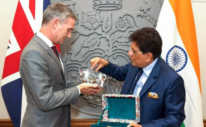 RECORD DATE NOT STATED Union Minister Piyush Goyal meets UK s Secretary of State and Labour MP for Hove & Portslad Peter Kyle London, Jun 26 (ANI): Union Minister Piyush Goyal meets UK s Secretary of State and Labour MP for Hove & Portslad Peter Kyle, in London on Friday. (@PiyushGoyal X ANI Photo) London United Kingdom Copyright: xANIx ANI_20260626034