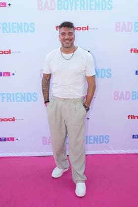 Screening von Bad Boyfriends in Köln. Nelson Mendes beim Screening des neuen filmpool-Formats Bad Boyfriends (RTL+) am 25.06.2026 im Bootshaus in Köln. Koeln Bootshaus Nordrhein-Westfalen *** Screening of Bad Boyfriends in Cologne: Nelson Mendes at the screening of the new filmpool format Bad Boyfriends on RTL on June 25, 2026, at the Bootshaus in Cologne, North Rhine-Westphalia