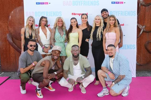 Screening von Bad Boyfriends in Köln. Charlotte Engelhardt (Würdig), Alenssia, Angelika, Alessandra, Natalia, Larissa, Jeje, Nasrin, Santino, Tyron, Josh, Teezy, Antonio , Mirko, Maki beim Screening des neuen filmpool-Formats Bad Boyfriends (RTL+) am 25.06.2026 im Bootshaus in Köln. Koeln Bootshaus Nordrhein-Westfalen *** Screening of *Bad Boyfriends* in Cologne: Charlotte Engelhardt Würdig, Alenssia, Angelika, Alessandra, Natalia, Larissa, Jeje, Nasrin, Santino, Tyron, Josh, Teezy, Antonio, Mirko, Maki at the screening of the new filmpool format *Bad Boyfriends* on RTL on June 25, 2026, at the Bootshaus in Cologne, North Rhine-Westphalia