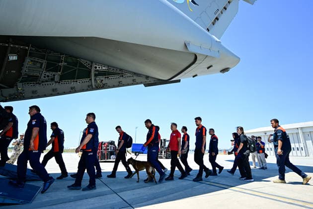 Plane carrying search and rescue and humanitarian aid teams from Turkiye to Venezuela set off ISTANBUL, TURKIYE - JUNE 26: Plane carrying Turkish search and rescue and humanitarian aid teams departs from Istanbul Ataturk Airport for Venezuela on June 26, 2026 in Istanbul, Turkiye. Cem Tekkesinoglu Anadolu Istanbul Turkey. Editorial use only. Please get in touch for any other usage.  Copyright: x2026xAnadoluxCemxTekkesinoglux