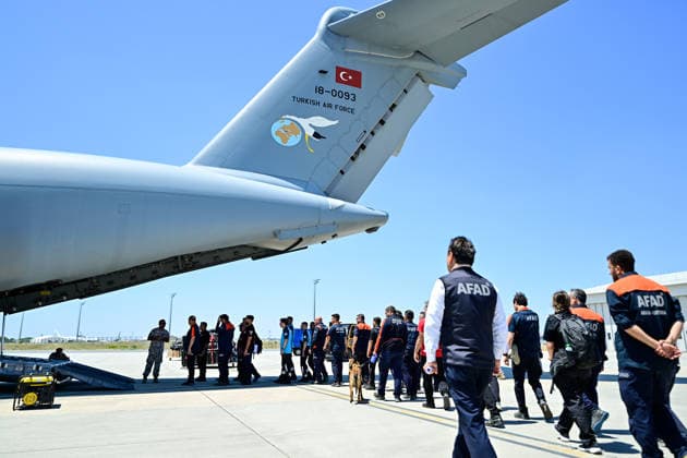Plane carrying search and rescue and humanitarian aid teams from Turkiye to Venezuela set off ISTANBUL, TURKIYE - JUNE 26: Plane carrying Turkish search and rescue and humanitarian aid teams departs from Istanbul Ataturk Airport for Venezuela on June 26, 2026 in Istanbul, Turkiye. Cem Tekkesinoglu Anadolu Istanbul Turkey. Editorial use only. Please get in touch for any other usage.  Copyright: x2026xAnadoluxCemxTekkesinoglux