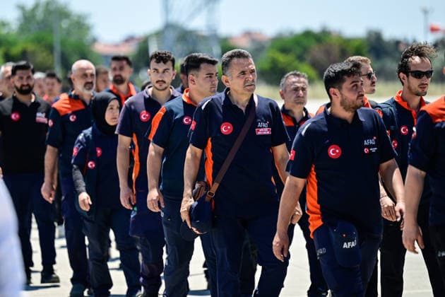 Plane carrying search and rescue and humanitarian aid teams from Turkiye to Venezuela set off ISTANBUL, TURKIYE - JUNE 26: Plane carrying Turkish search and rescue and humanitarian aid teams departs from Istanbul Ataturk Airport for Venezuela on June 26, 2026 in Istanbul, Turkiye. Cem Tekkesinoglu Anadolu Istanbul Turkey. Editorial use only. Please get in touch for any other usage.  Copyright: x2026xAnadoluxCemxTekkesinoglux