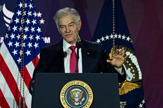 Faith and Freedom Coalition’s Road to Majority Conference 2026 WASHINGTON DC, UNITED STATES - JUNE 26: Administrator of the US Centers for Medicare and Medicaid Services Mehmet Oz speaks at Faith and Freedom Coalition’s Road to Majority Conference 2026 at the Washington Hilton Hotel in Washington DC, United States on June 26, 2026. Kyle Mazza Anadolu Washington DC United States. Editorial use only. Please get in touch for any other usage.  Copyright: x2026xAnadoluxKylexMazzax
