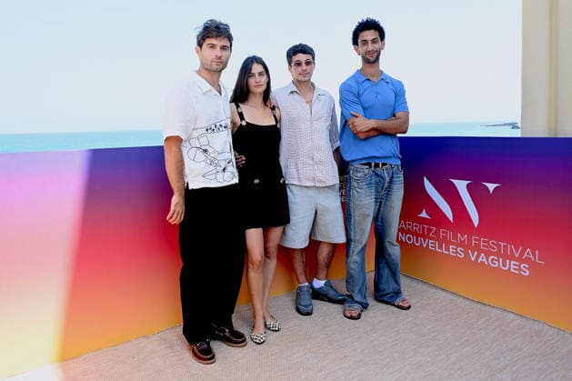 4th Nouvelles Vagues International Biarritz Film Festival Day Four FC Adrien Lagier, Prune Pauchet, Roman Bellity and Chad Zem attend the La Mémoire Des Poissons photocall during Day Four Of the 4th Nouvelles Vagues International Biarritz Film Festival on June 26, 2026 in Biarritz, France. Photo by Franck Castel ABACAPRESS.COM Biarritz France  Copyright: xCastelxFranck ABACAx