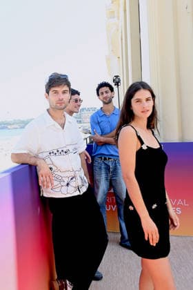 4th Nouvelles Vagues International Biarritz Film Festival Day Four FC Adrien Lagier, Prune Pauchet, Roman Bellity and Chad Zem attend the La Mémoire Des Poissons photocall during Day Four Of the 4th Nouvelles Vagues International Biarritz Film Festival on June 26, 2026 in Biarritz, France. Photo by Franck Castel ABACAPRESS.COM Biarritz France  Copyright: xCastelxFranck ABACAx