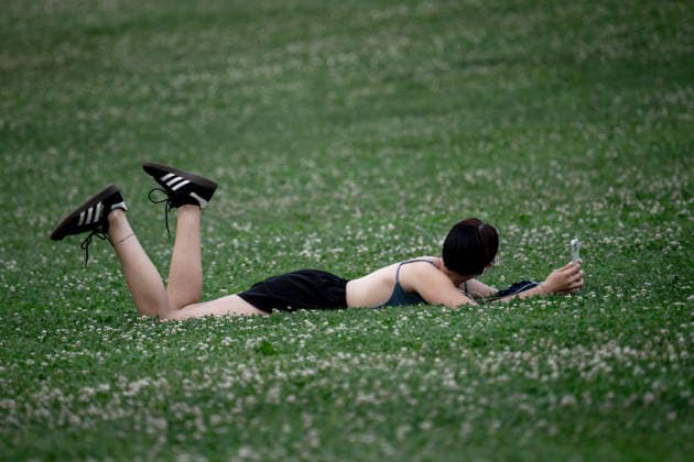 June 26, 2026, Milan, Mi, Italy: Extreme heat, very high temperatures in the city. Gae Aulenti area, BAM. June 26, 2026, Milan Milan Italy  - ZUMAa289 20260626_zia_a289_073 Copyright: xNicolaxMarfisix xAgfx