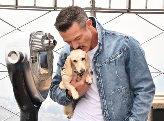 NEW YORK, NY - JUNE 26: Luke Evans Lights the Empire State Building in Partnership with the Stonewall Inn Gives Back Initiative and the Trevor Project to Celebrate New York City Pride 2026 on June 26, 2026 in New York City. Copyright: xMediaPunchx