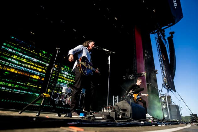 Snow Patrol live at Tinderbox 2026 Odense, Denmark. 26th, June 2026. The Northern Irish rock band Snow Patrol performs a live concert at during the Danish music festival Tinderbox 2026 in Odense. Here singer and guitarist Gary Lightbody is seen live on stage. Denmark, Odense  Copyright: xGonzalesxPhoto LassexLagonix