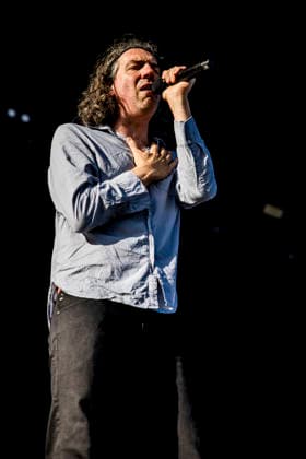 Snow Patrol live at Tinderbox 2026 Odense, Denmark. 26th, June 2026. The Northern Irish rock band Snow Patrol performs a live concert at during the Danish music festival Tinderbox 2026 in Odense. Here singer and guitarist Gary Lightbody is seen live on stage. Denmark, Odense  Copyright: xGonzalesxPhoto LassexLagonix