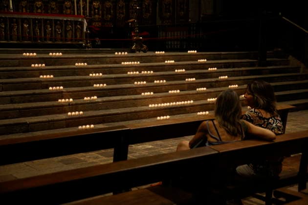 Celebration of the 3rd edition of the Nit de les Esglésies in Barcelona Celebration of the Nit de les Esglésies at the Basilica of Santa María del Pi on June 26, 2026, in Barcelona, Catalonia, Spain. This exceptional nighttime opening of the church, part of the celebration of the third edition of the Night of the Churches, allows visitors and the faithful to discover the city’s architectural heritage, sacred art, and places of worship in the city, illuminated in a special way outside their regular hours. JUNE 26, 2026 CATALONIA NIGHT OF THE CHURCHES CANDLES ILLUMINATION RELIGION CHURCH Kike Rincó Barcelona Catalonia Barcelona Catalonia Spain  Copyright: xKikexRinconx 7625563