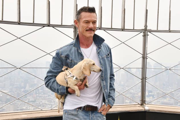 NEW YORK, NY - JUNE 26: Luke Evans Lights the Empire State Building in Partnership with the Stonewall Inn Gives Back Initiative and the Trevor Project to Celebrate New York City Pride 2026 on June 26, 2026 in New York City. Copyright: xmpi099 MediaPunchx