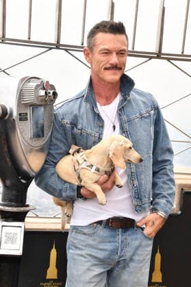 NEW YORK, NY - JUNE 26: Luke Evans Lights the Empire State Building in Partnership with the Stonewall Inn Gives Back Initiative and the Trevor Project to Celebrate New York City Pride 2026 on June 26, 2026 in New York City. Copyright: xmpi099 MediaPunchx