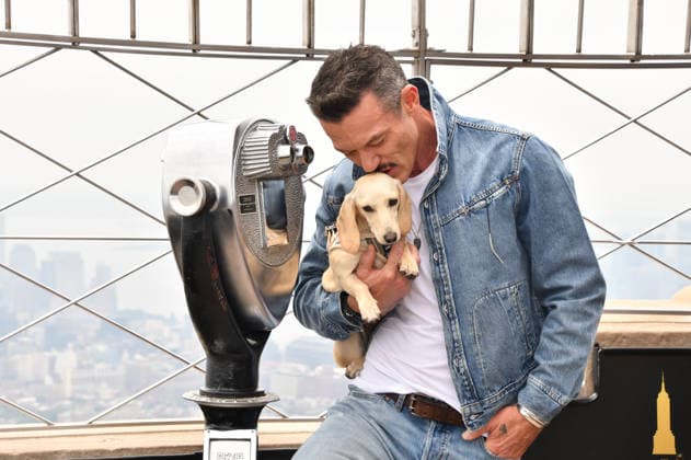 NEW YORK, NY - JUNE 26: Luke Evans Lights the Empire State Building in Partnership with the Stonewall Inn Gives Back Initiative and the Trevor Project to Celebrate New York City Pride 2026 on June 26, 2026 in New York City. Copyright: xmpi099 MediaPunchx