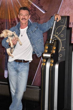NEW YORK, NY - JUNE 26: Luke Evans Lights the Empire State Building in Partnership with the Stonewall Inn Gives Back Initiative and the Trevor Project to Celebrate New York City Pride 2026 on June 26, 2026 in New York City. Copyright: xmpi099 MediaPunchx