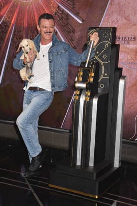 NEW YORK, NY - JUNE 26: Luke Evans Lights the Empire State Building in Partnership with the Stonewall Inn Gives Back Initiative and the Trevor Project to Celebrate New York City Pride 2026 on June 26, 2026 in New York City. Copyright: xmpi099 MediaPunchx
