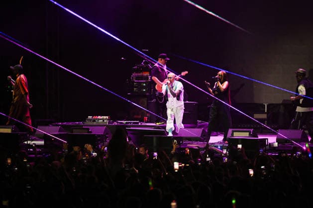 Croatia Black Eyed Peas Concert Taboo, apl.de.ap, will.i.am, and J.Rey Soul of Black Eyed Peas perform on stage during their concert at Bundek Lake in Zagreb, Croatia on June 26, 2026.  LucijaxOcko PIXSELL