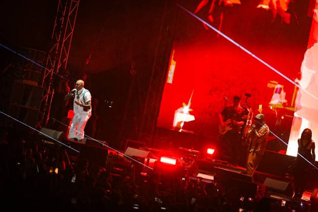 Croatia Black Eyed Peas Concert Taboo, apl.de.ap, will.i.am, and J.Rey Soul of Black Eyed Peas perform on stage during their concert at Bundek Lake in Zagreb, Croatia on June 26, 2026.  LucijaxOcko PIXSELL