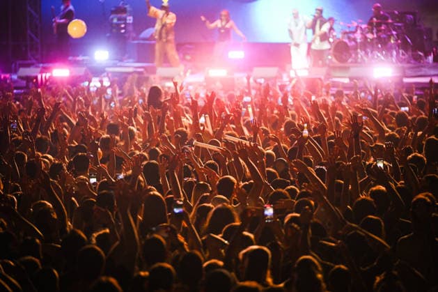 Croatia Black Eyed Peas Concert Taboo, apl.de.ap, will.i.am, and J.Rey Soul of Black Eyed Peas perform on stage during their concert at Bundek Lake in Zagreb, Croatia on June 26, 2026.  LucijaxOcko PIXSELL