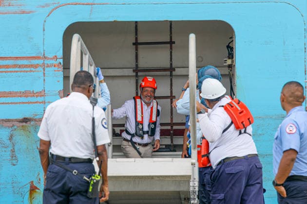 Panama Canal marks 10th anniversary of expanded locks PANAMA CITY, PANAMA - JUNE 26: Panama Canal Administrator Dr. Ricaurte Vasquez Morales attends an event marking the 10th anniversary of the inauguration of the expanded Panama Canal in Panama City, Panama, on June 26, 2026. Opened in 2016 with the Agua Clara and Cocoli locks, the expansion significantly increased the canal s capacity, enabling more Neo-Panamax vessel transits and reinforcing its importance to global shipping and trade. Daniel Gonzalez Anadolu Panama City Panama. Editorial use only. Please get in touch for any other usage.  Copyright: x2026xAnadoluxDanielxGonzalezx