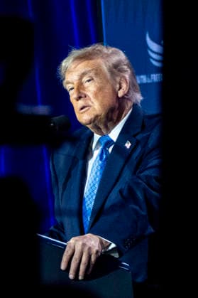 June 26, 2026, Washington, District Of Columbia, USA: United States President Donald J Trump speaks during the Faith and Freedom Coalition 2026 Road to Majority Policy Conference at the Washington Hilton Hotel in Washington, DC, USA, on Friday, June 26, 2026. President Trump and members of his cabinet will return to the Washington Hilton for the first time since the White House CorrespondentsÃ¢â‚¬â ¢ Association dinner shooting earlier this year Washington USA - ZUMAs152 20260626_faa_s152_061 Copyright: xBonniexCashx-xPoolxviaxCNPx
