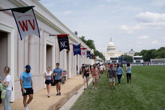 June 26, 2026, Washington, Dc, Washington, Dc, USA: The Great American State Fair s theme was Land and Prosperity on Friday, June 26. The daily rodeo took place at 4:00pm and included bull riding. Washington, Dc USA - ZUMAm230 20260626_znp_m230_016 Copyright: xNickxMasonx