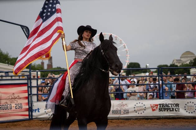 June 26, 2026, Washington, Dc, Washington, Dc, USA: The Great American State Fair s theme was Land and Prosperity on Friday, June 26. The daily rodeo took place at 4:00pm and included bull riding. Washington, Dc USA - ZUMAm230 20260626_znp_m230_021 Copyright: xNickxMasonx