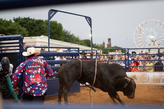 June 26, 2026, Washington, Dc, Washington, Dc, USA: The Great American State Fair s theme was Land and Prosperity on Friday, June 26. The daily rodeo took place at 4:00pm and included bull riding. Washington, Dc USA - ZUMAm230 20260626_znp_m230_033 Copyright: xNickxMasonx