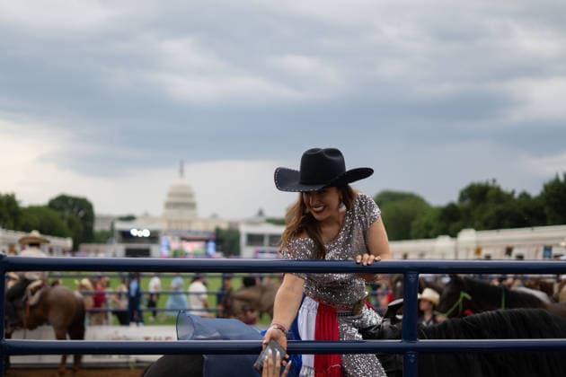 June 26, 2026, Washington, Dc, Washington, Dc, USA: The Great American State Fair s theme was Land and Prosperity on Friday, June 26. The daily rodeo took place at 4:00pm and included bull riding. Washington, Dc USA - ZUMAm230 20260626_znp_m230_048 Copyright: xNickxMasonx