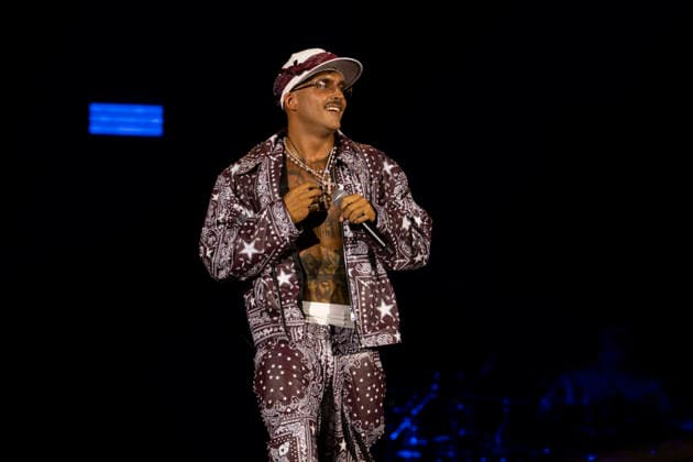 June 26, 2026, Napoli, Italy: Italian rapper Emanuele Palumbo aka Geolier, performs live at Stadio Maradona in Napoli during his Stadi Tour 2026. Napoli Italy  - ZUMAs197 20260626_aaa_s197_128 Copyright: xFrancescoxCiglianox