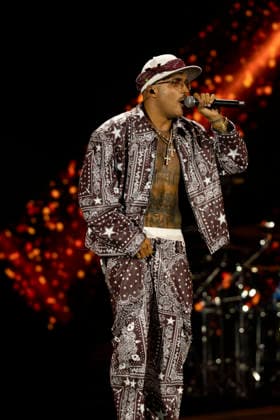 June 26, 2026, Napoli, Italy: Italian rapper Emanuele Palumbo aka Geolier, performs live at Stadio Maradona in Napoli during his Stadi Tour 2026. Napoli Italy - ZUMAs197 20260626_aaa_s197_137 Copyright: xFrancescoxCiglianox