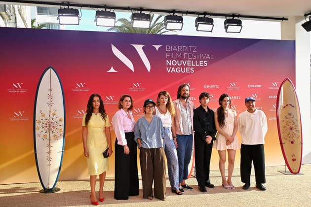 4th Nouvelles Vagues International Biarritz Film Festival Day Four FC Rob, Lyna Khoudri, Phuong-Maï Nguyen, Rio Vega, Oklou and Aj Dungo attends the the In Waves screening red carpet during Day Four of the 4th Nouvelles Vagues International Biarritz Film Festival on June 26, 2026 in Biarritz, France. Photo by Franck Castel ABACAPRESS.COM Biarritz France  Copyright: xCastelxFranck ABACAx