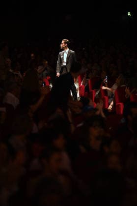4th Nouvelles Vagues International Biarritz Film Festival Day Four FC Rami Malek speaks onstage during the premiere of In Waves on Day Four of the 4th Nouvelles Vagues International Biarritz Film Festival on June 26, 2026 in Biarritz, France. Photo by Franck Castel ABACAPRESS.COM Biarritz France  Copyright: xCastelxFranck ABACAx